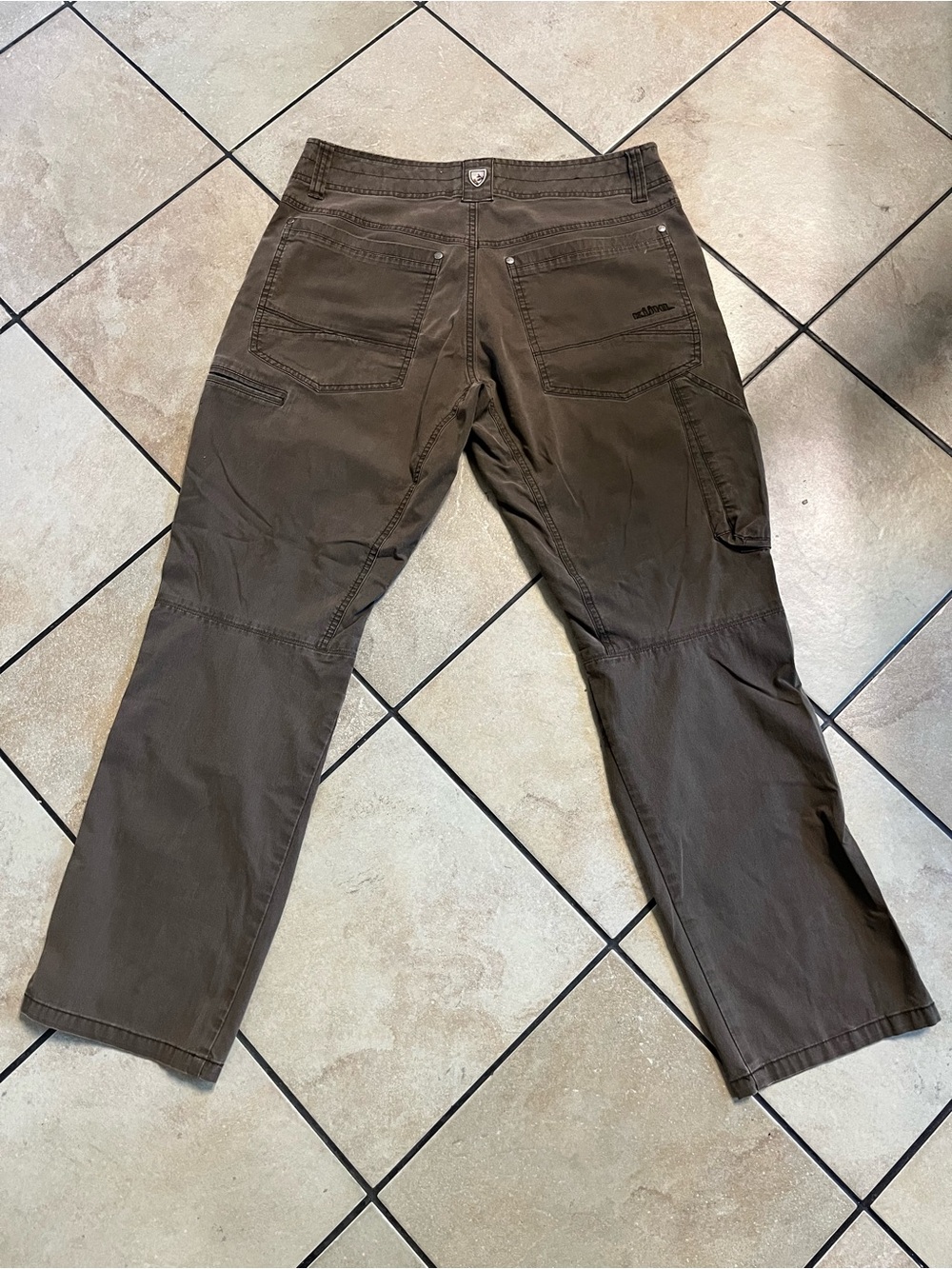 Kuhl Men's Brown Chinos with Utility Pockets